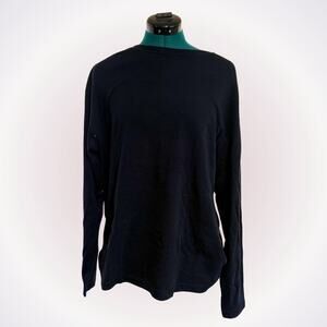 Jos. A. Bank Black Long-Sleeve Tee | Sz L